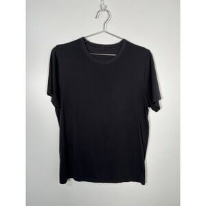 Lululemon 5 Year Basic Tee Black Short Sleeve Crew Neck Minimalist Athleisure XL